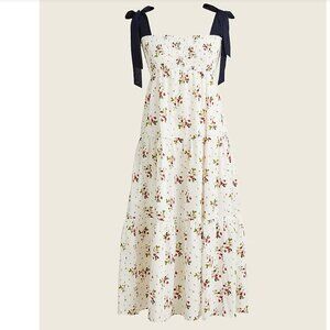 JCrew, Tie Shoulder Smock Dress